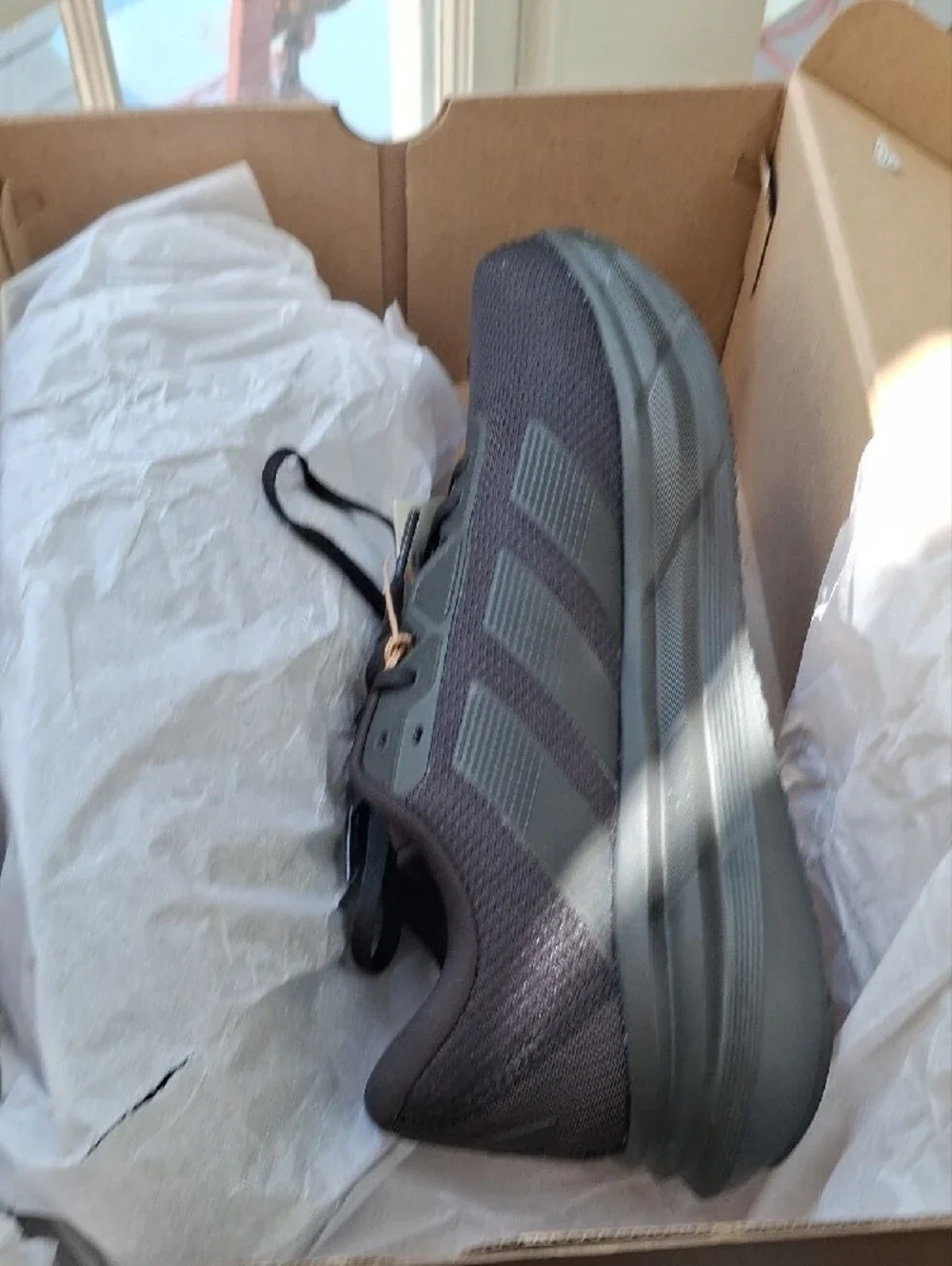 adidas Men's Black Athletic Running Shoe